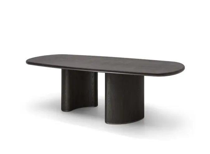 Dining table Giuli - Black Oiled Oak - 240 cm