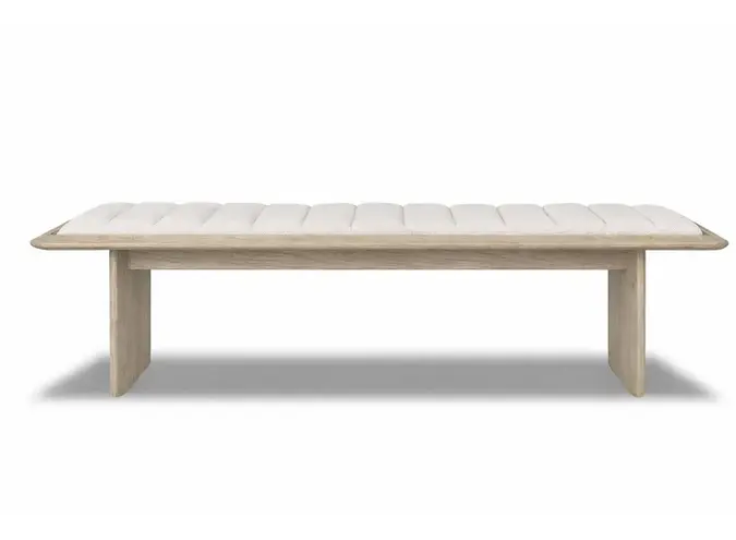Ottomane Serra - Ash Wood Natural White