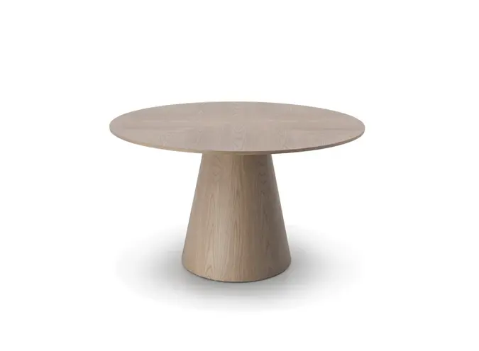 Dining table Amalfi - Light Oak - Around -  130 cm