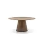 Dining table 'Amalfi' - Walnut - Around - 130 cm