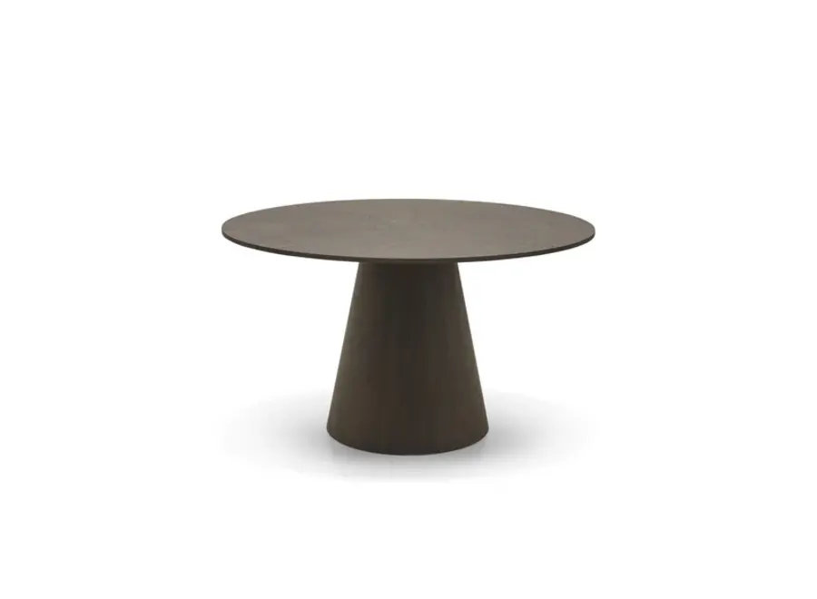 Eettafel Amalfi - Black Oiled Oak - Around - 130 cm