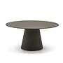Esstisch 'Amalfi' - Black Oiled Oak - Around - 160 cm