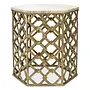 Side Table 'Stratham' - Antique brass finish