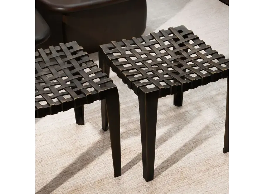 Tabouret ‘Blackwell' - Antique bronze finish