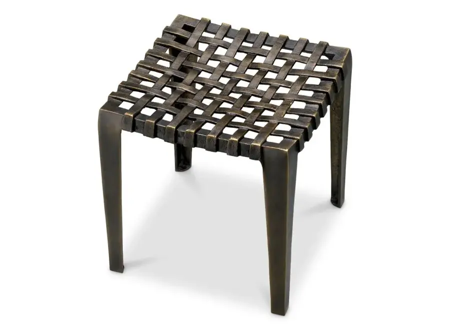 Hocker ‘Blackwell' - Antique bronze finish