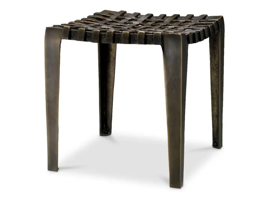 Hocker ‘Blackwell' - Antique bronze finish