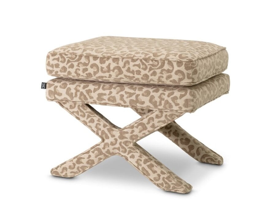 Tabouret ‘Cordoba' - Harley leopard beige