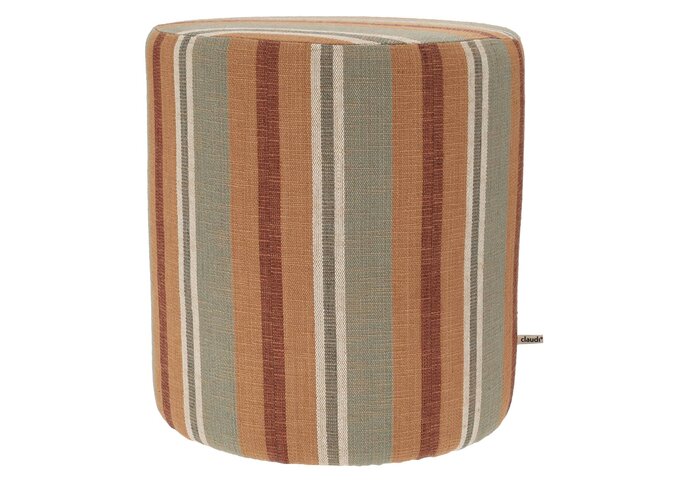 Poef Viviano Rust/Dark Mint