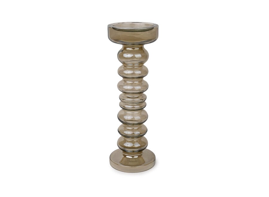 Candleholder 'Bega' Smoke - L