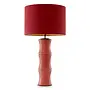 Tafellamp 'Bonny' - Coral red ceramic