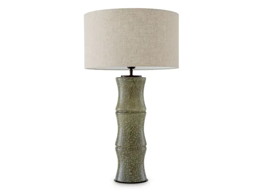 Table Lamp 'Bonny' - Vintage green ceramic