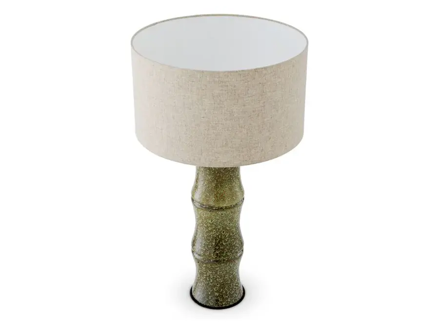 Tischleuchte 'Bonny' - Vintage green ceramic
