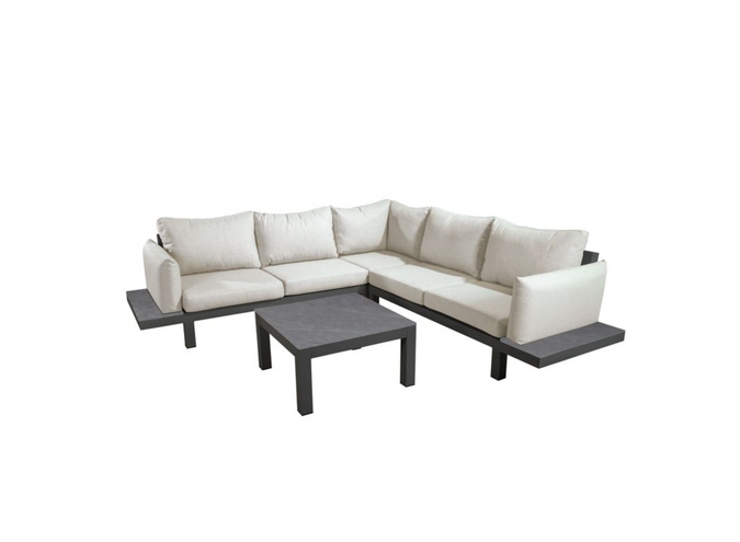 Lounge-Set island 'Midori' - Black