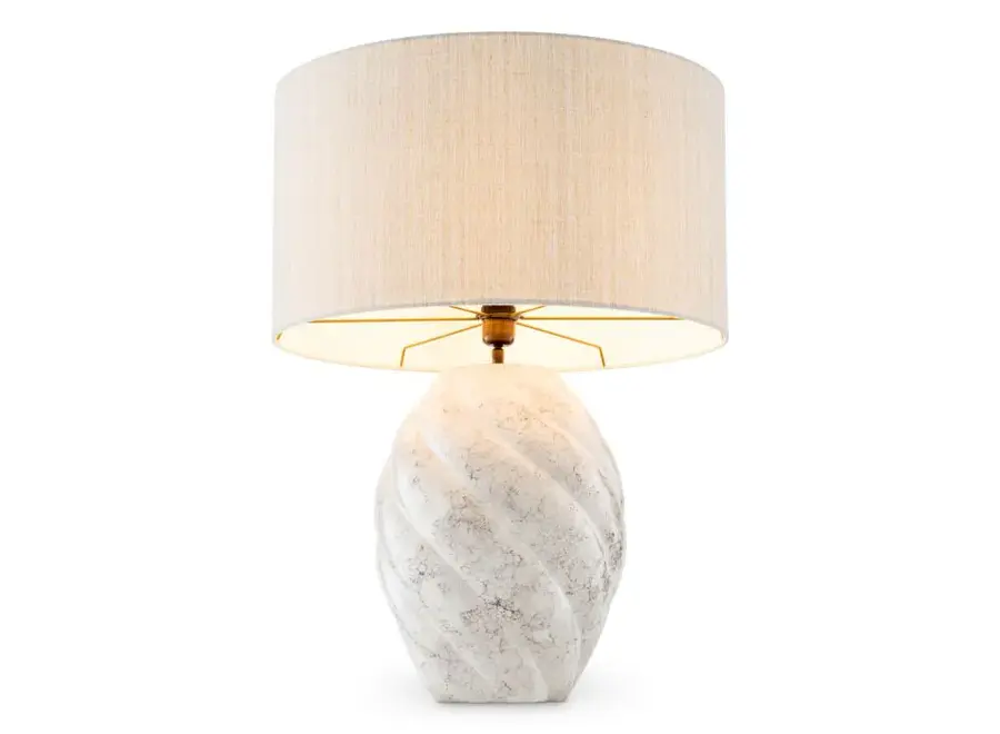 Table Lamp 'Jarrow' - Grey ceramic