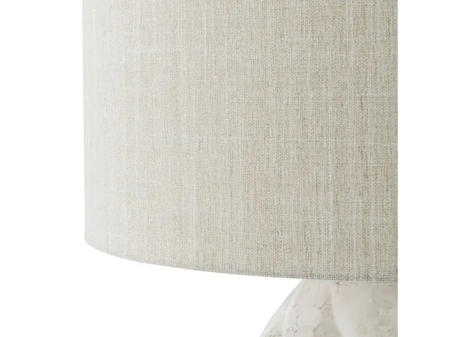 Tischleuchte 'Jarrow' - Grey ceramic