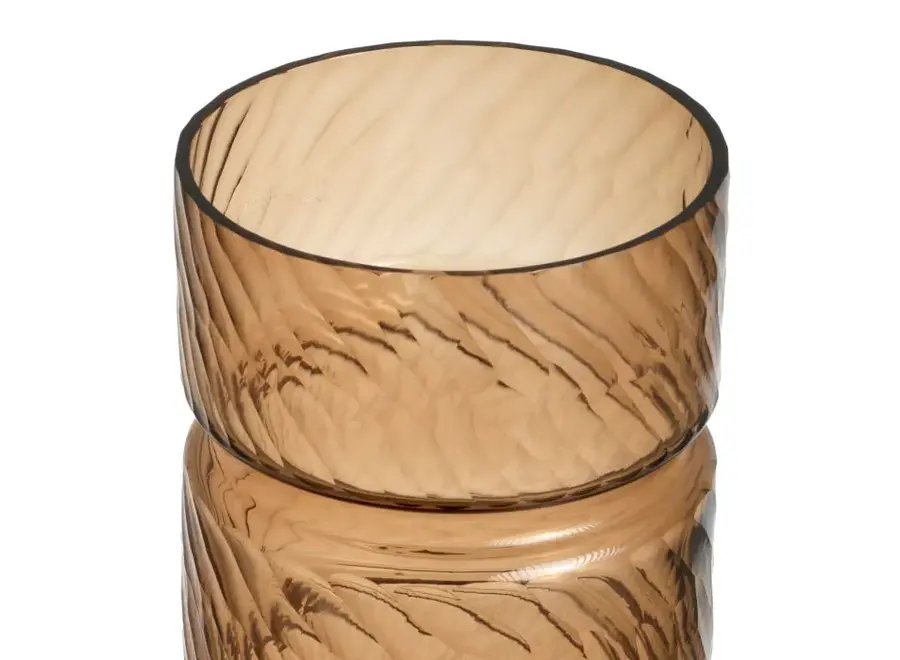 Vase 'Loxley' - L - Copper color