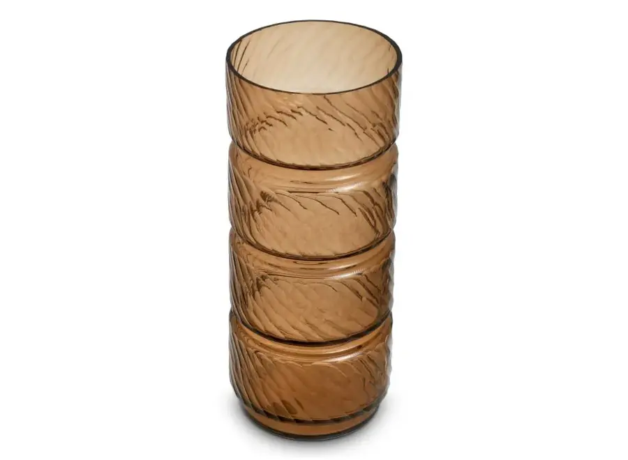 Vase 'Loxley' - L - Copper color