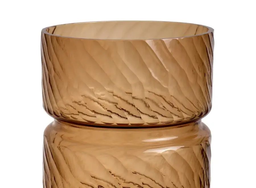 Vase 'Loxley' - L - Copper color