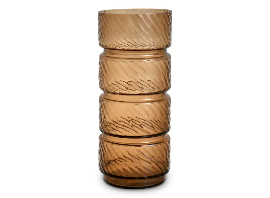Vase 'Loxley' - L - Copper color