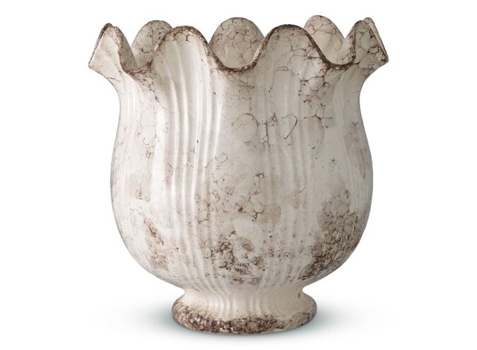 Vase Tulipa - Grey ceramic