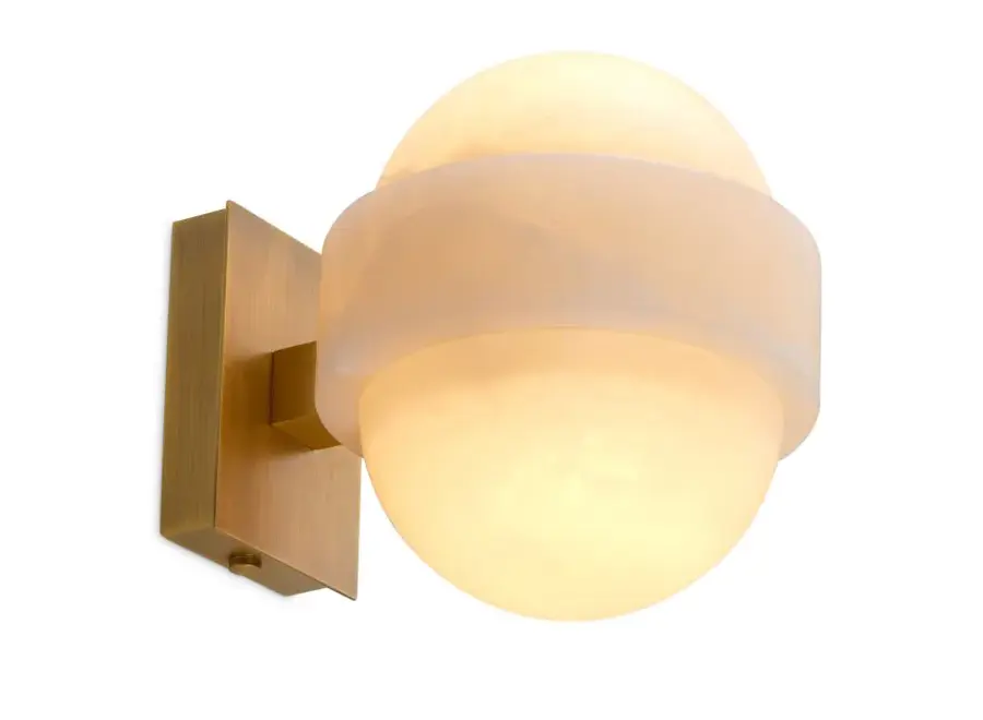 Lampe murale 'Icarus' - Antique brass finish