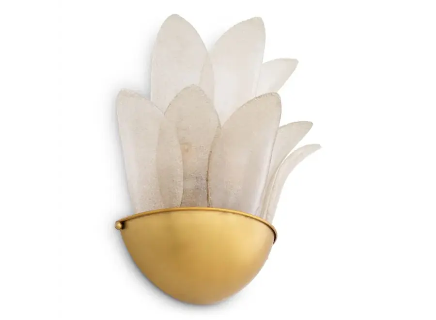 Lampe murale 'Melrose' - Antique brass finish