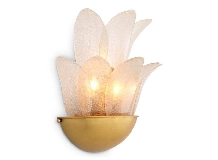 Lampe murale Melrose - Antique brass finish