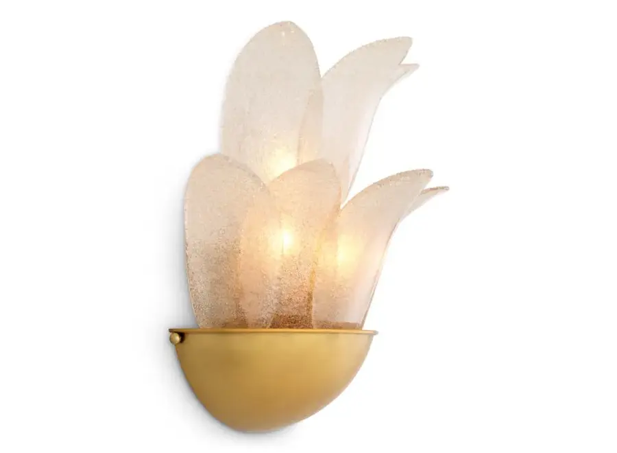 Wall lamp 'Melrose' - Antique brass finish