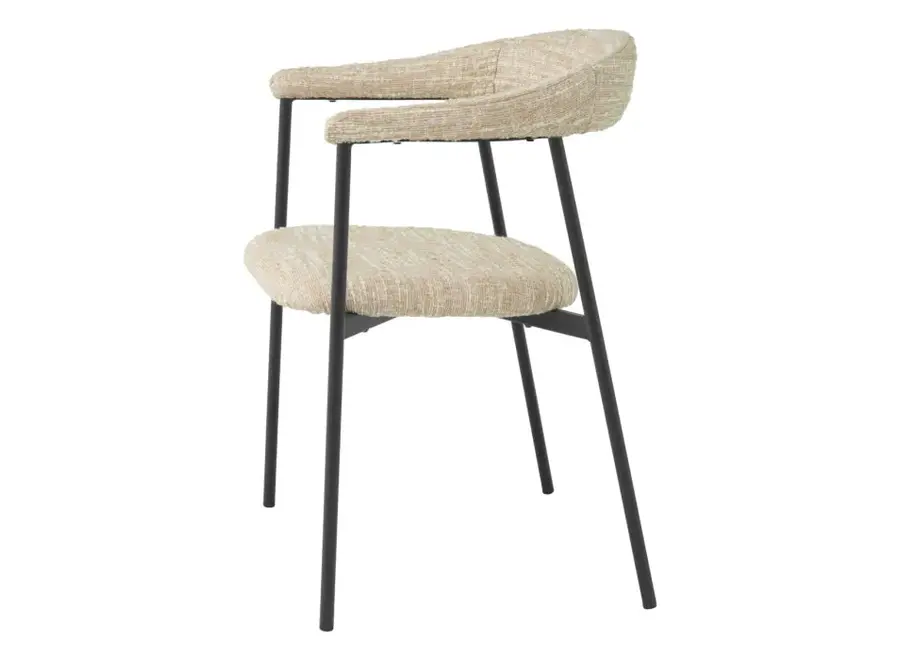 Dining Chair 'Julio' set of 2- Cream - OL