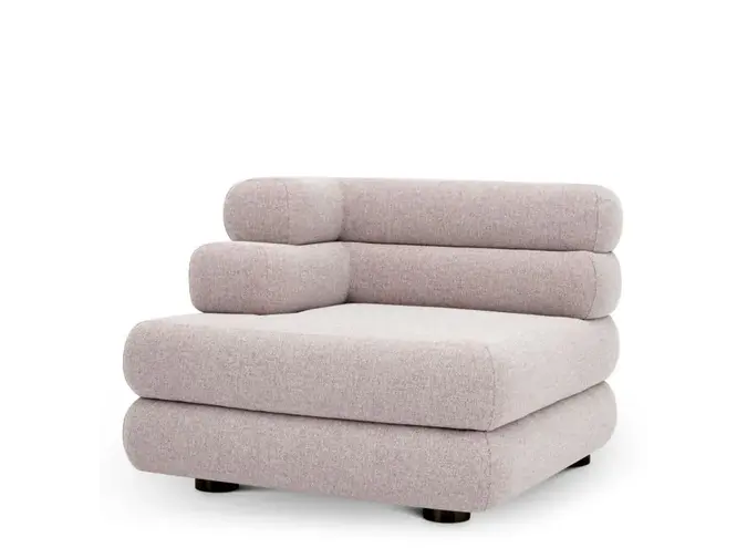 Outdoor Modulair Sofa Malaga  - Left - Mauritius light grey