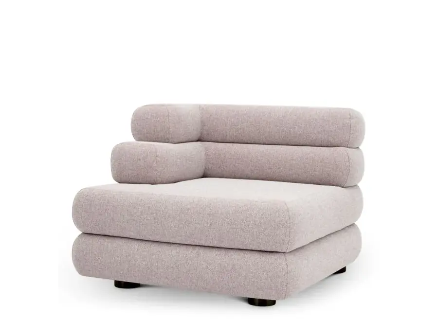 Outdoor Modular Sofa 'Malaga' - Left - Mauritius light grey