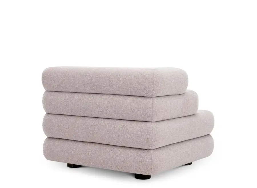 Outdoor Modulair Sofa 'Malaga' - Left - Mauritius light grey