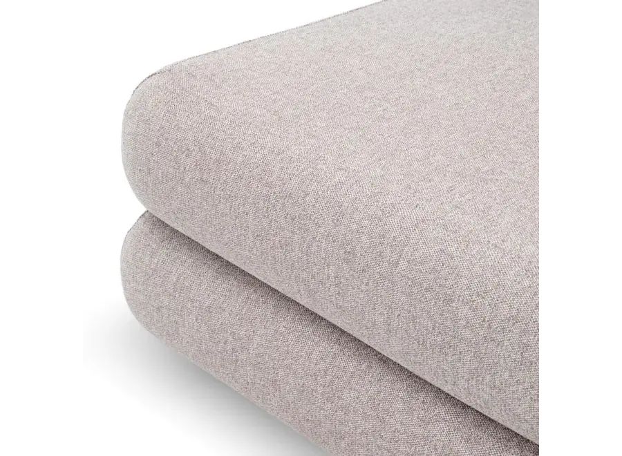 Outdoor Modular Sofa 'Malaga' - Left - Mauritius light grey