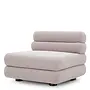 Outdoor Modular Sofa 'Malaga' - Middle - Mauritius light grey