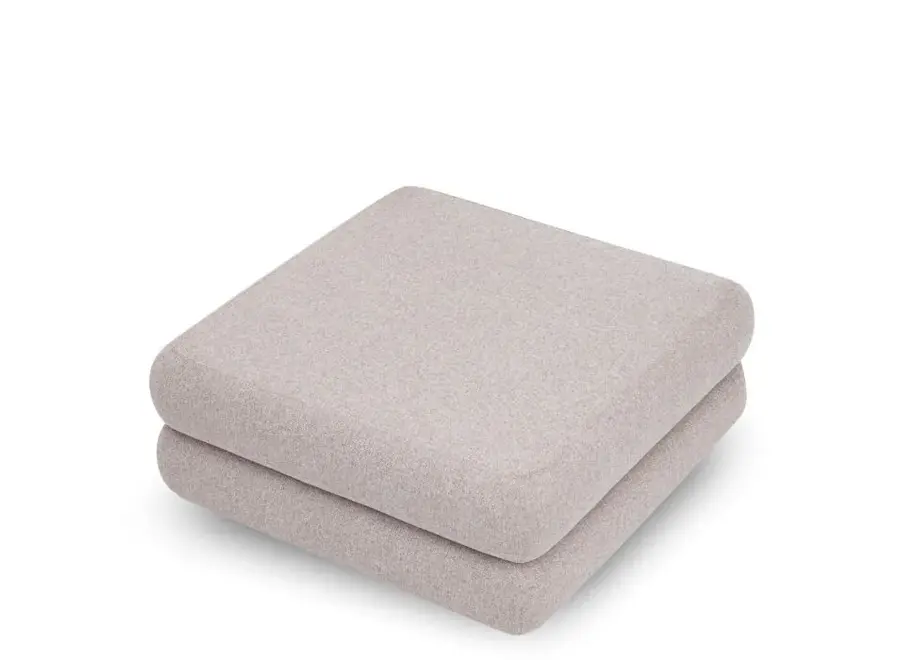 Outdoor Modular Sofa 'Malaga' - Ottoman - Mauritius light grey