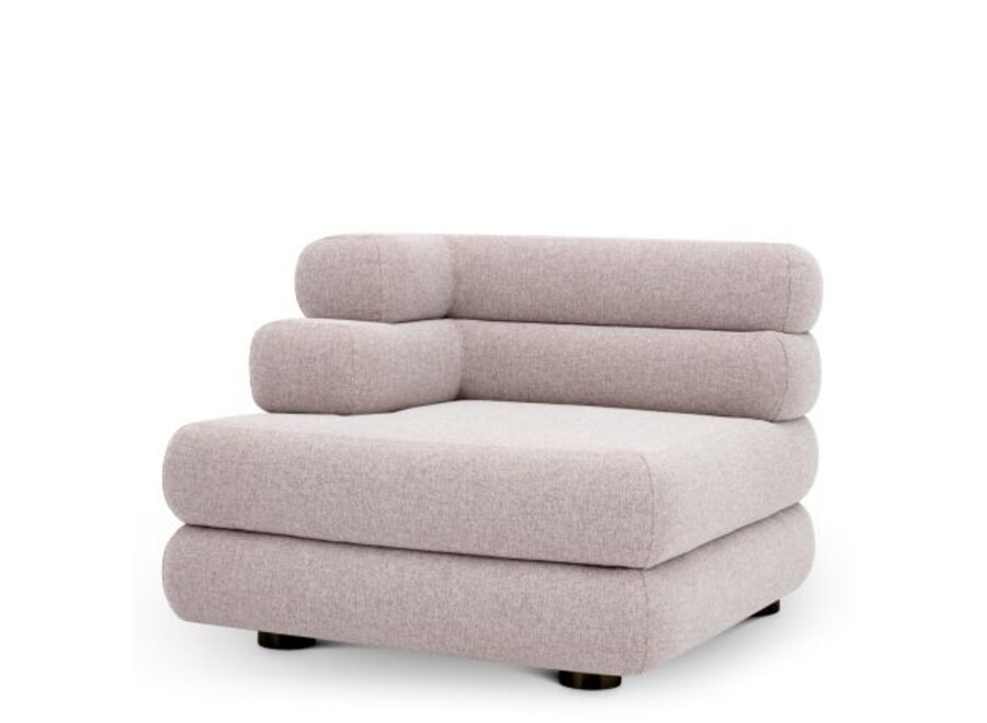 Outdoor Modular Sofa 'Malaga' - Right - Mauritius light grey