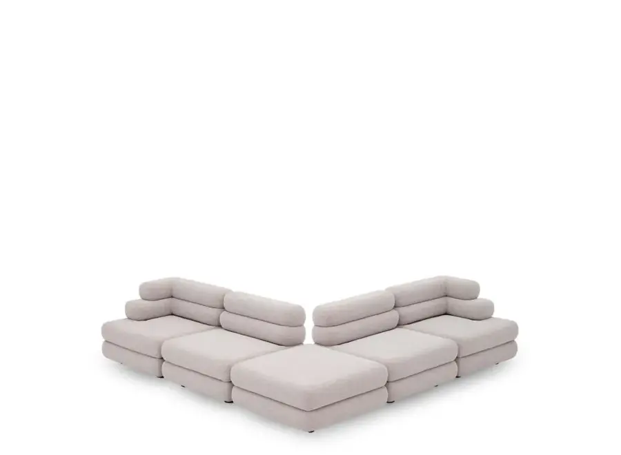 Outdoor Modulaire Canapé 'Malaga' - Right - Mauritius light grey