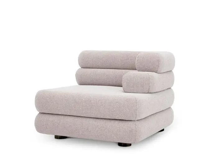 Outdoor Modular Sofa Malaga  - Right - Mauritius light grey