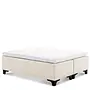 Boxspringbett 'Mavone' - 180 x 200cm - Bouclé Cream