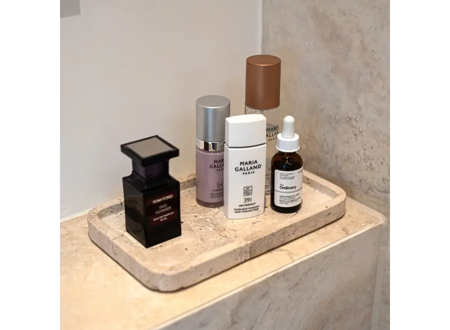 Tray - 'Ritual' - Travertine