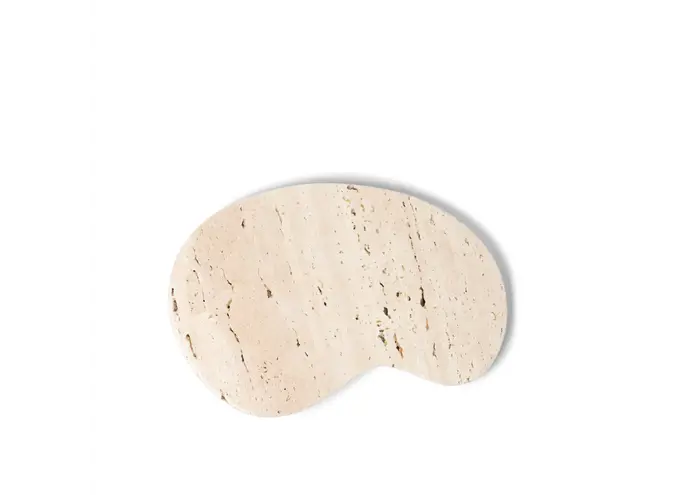 Serving board 'Flow' - Organic - Travertine