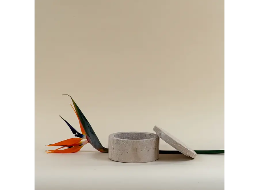 Keepsake object -  '24/7' - Travertine