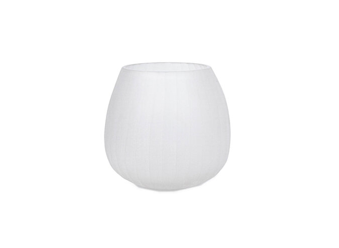 Vase 'Cristal' White - S