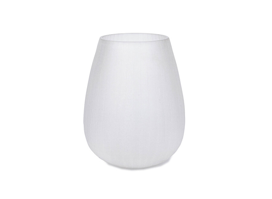 Vase 'Cristal' White - L