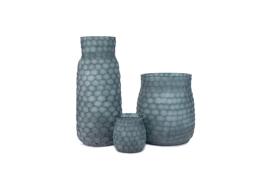 Vaas 'Dahlia' - M - Blue