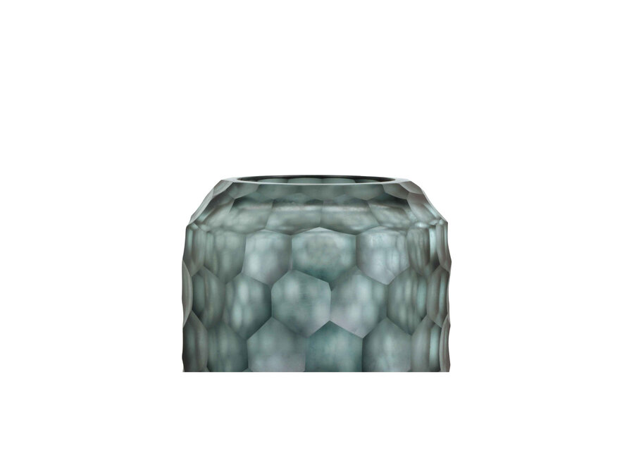 Theelicht 'Dahlia' - Blue