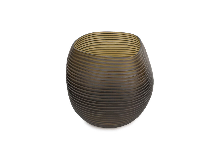 Vase 'Varda' - M - Dark Smoke