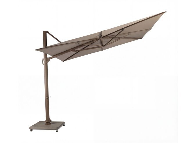 Sonnenschirm 'Vince' - 300x300 - Bronze/Taupe