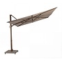 Sonnenschirm 'Vince' - 300x300 - Bronze/Taupe