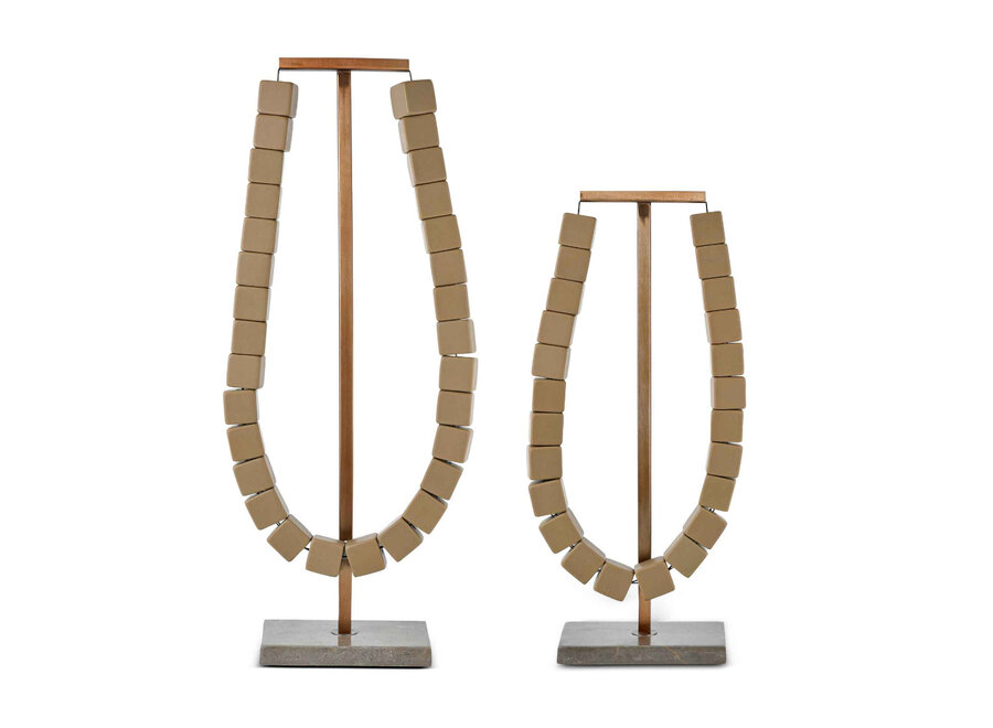 Decor object 'Vestra' - Brown- M
